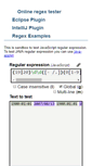 Mobile Screenshot of myregexp.com